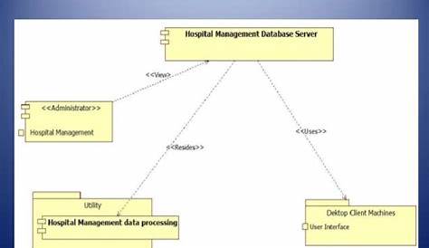 basic hospital health care system diagram