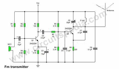 Simple FM Transmitter Circuit | Homemade FM Transmitter Circuit Diagram