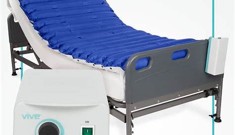 Vive Alternating Pressure Mattress 5" - Air Topper Pad for Bed Sore