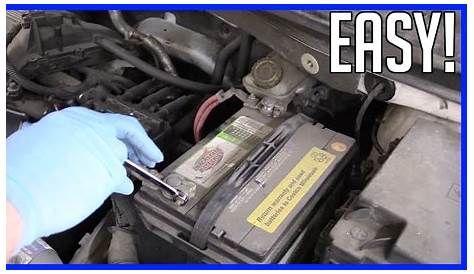 Battery Replacement Dodge Grand Caravan 2008-2010 3.3L V6 - EASY! - YouTube