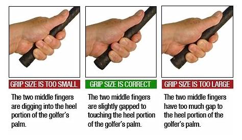 gibson grips sizing chart