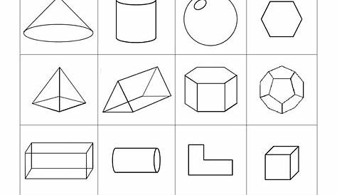 3d Shapes Worksheets 2nd Grade