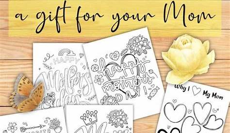 free printable mother's day activity sheets