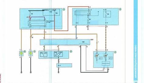 Electrical wiring diagrams for Kia Cerato YD (Kia Cerato III) Download Free
