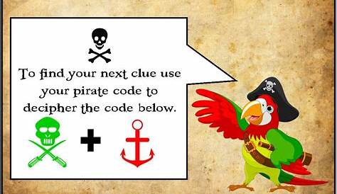 Printable Pirate Party Treasure Hunt!