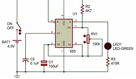 simple sound to light circuit diagram