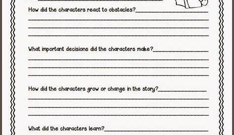 identify the theme worksheets