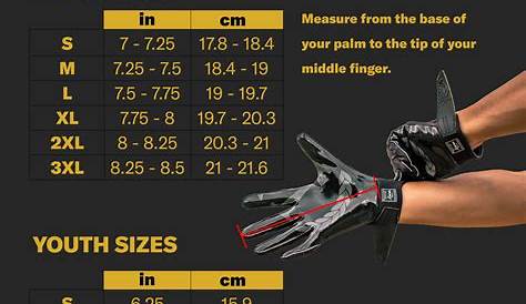 How to choose the right football glove size? | Invictus Football Gloves