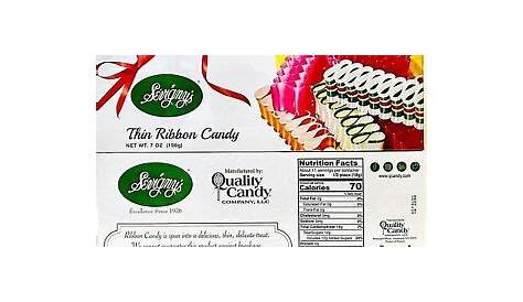 sevigny's ribbon candy flavor chart
