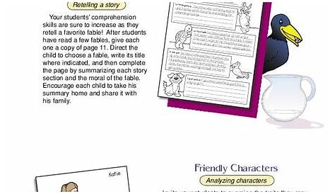 Fables Worksheet for 2nd - 5th Grade | Lesson Planet