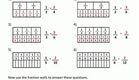 6th grade math worksheets fractions