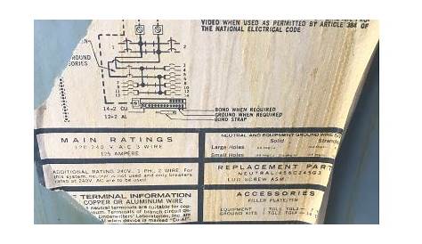 ge 200 amp main breaker panel wiring diagram