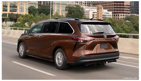2021 Toyota Sienna Hybrid Xle Awd Color Sunset Bronze Mica | Images and