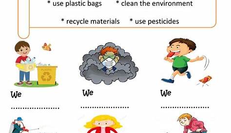 Environment interactive and downloadable worksheet. You can do the