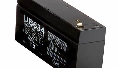 Rechargable Battery - 6 Volt, 3.4 Amp-Hr | Sweeney Feeders