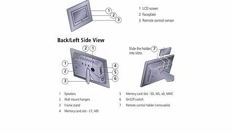 PDF manual for Kodak Digital Photo Frame EasyShare SV811