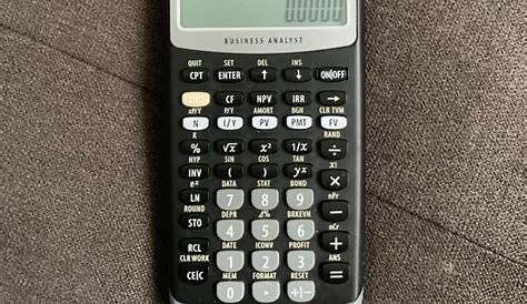 BA II Plus Calculator with Guidebook | Financial calculator, Calculator