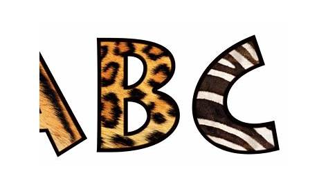 animal alphabet letters printable