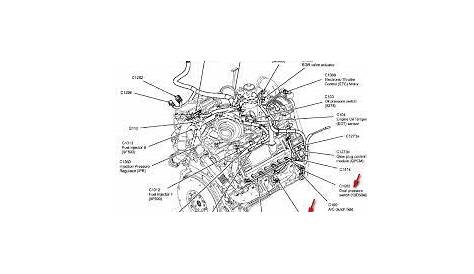 ford 7.3 powerstroke diesel engine diagram