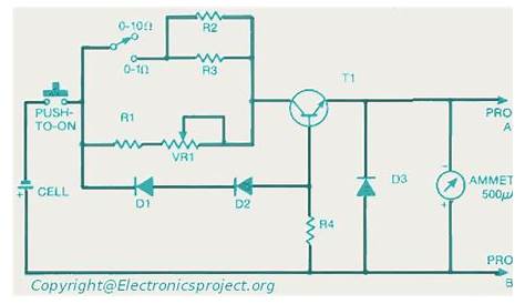 ohm meter circuit diagram