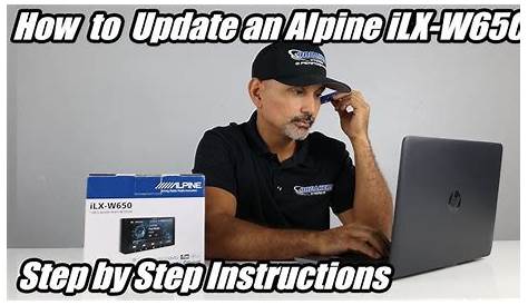 Alpine Ilx W650 Latest Firmware Update original - latest version 2023