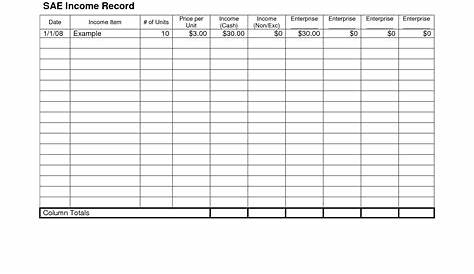 Self Employed Tax Spreadsheet with Self Employed Expense Sheet Sample