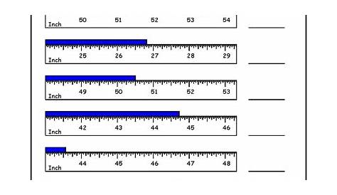 measurement cm worksheet