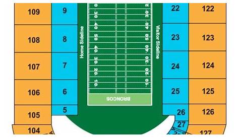 Bronco Stadium Tickets and Bronco Stadium Seating Charts - 2023 Bronco