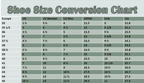 italian size chart shoes