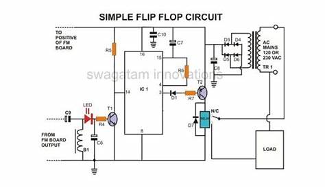 wireless remote control switch circuit diagram