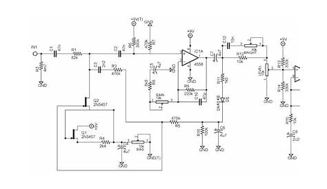 4558 ic mic circuit diagram