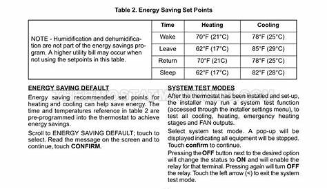 Lennox 7500 ComfortSense Thermostat Installation and Setup Guide