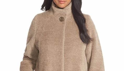 Cinzia Rocca DUE Wool & Alpaca A-Line Coat (Plus Size) | Nordstrom