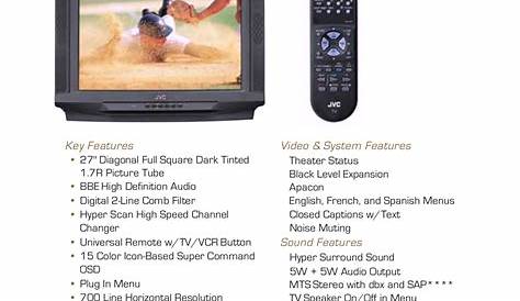 PDF manual for JVC TV AV-36D201