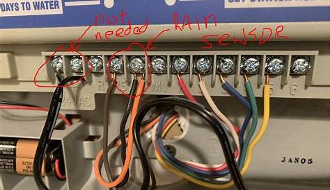 Hunter SRC Plus wiring - 2 wires on C terminal - Wiring - Rachio Community