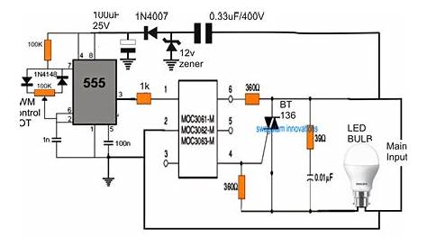 dimmable led circuit diagram
