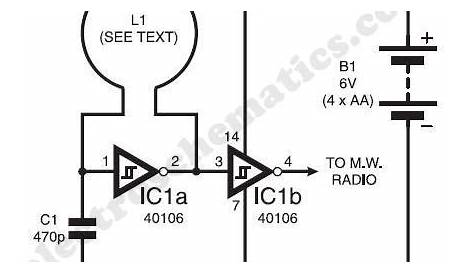 Simple Metal Detector Circuit - ElectroSchematics.com