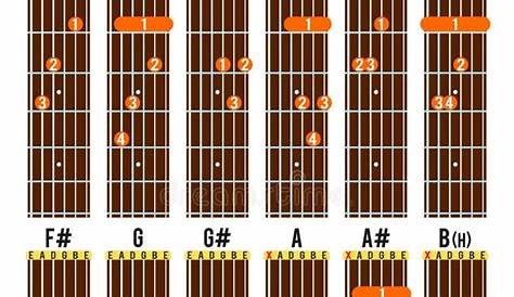 guitar chord finger chart