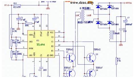 The 12V inverter circuit diagram for car - Automotive_Circuit - Circuit