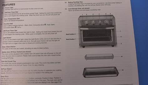 CUISINART TOA-60 Air Fryer Toaster Oven Instruction & Recipe Booklet