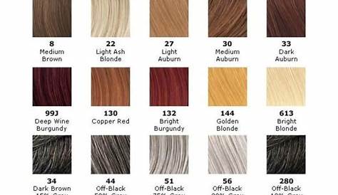 ruwa braiding hair color chart