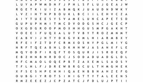 geography word search printable