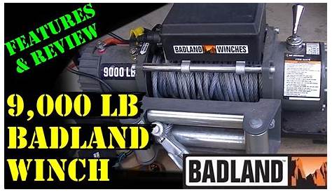 badlands 12000 winch manual