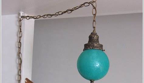 hanging lamp plug into wall
