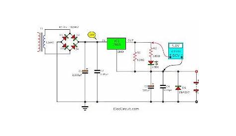 constant voltage battery charger circuit diagram