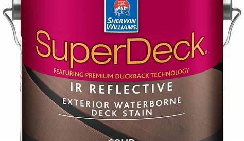 sherwin williams superdeck solid stain color chart