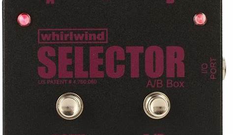 a b selector switch