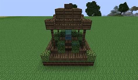 Small, Wood Fountain Minecraft Map