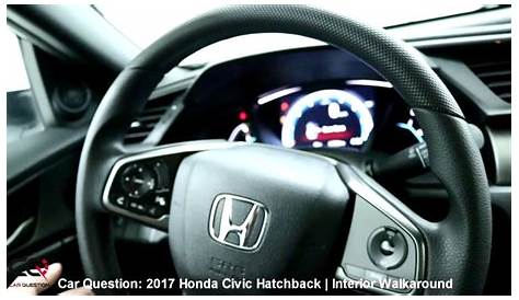 honda civic hatchback 2017 interior