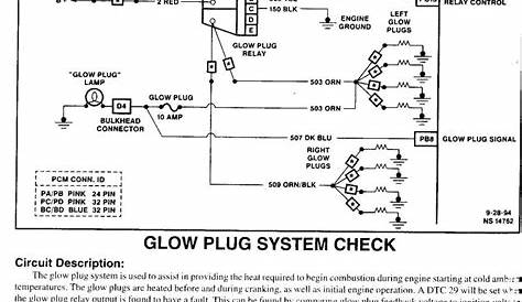 glow plug controller wiring diagram